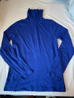 J. Crew Electric Blue Turtleneck Long Sleeve Top